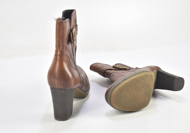 Gabor Damen Stiefelette Boots UK 4 Nr. 24-J 1670-Schuh-Gebraucht-secondhand