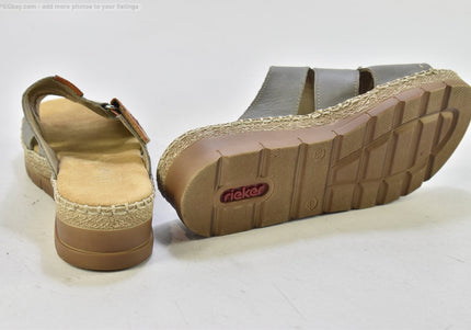 Rieker  Damen Sandale Pantolette  EUR 38 Nr. 26-S 4233