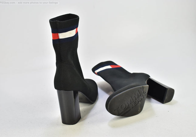 Tommy Hilfiger Damen Stiefelette Boots SL 26cm Nr. 25-B 204-SchuhGebraucht