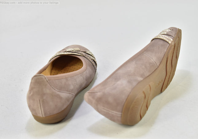Gabor Damen Halbschuhe Slipper Ballerinas UK 4,5 Nr. 25-Z 402-SchuhGebraucht