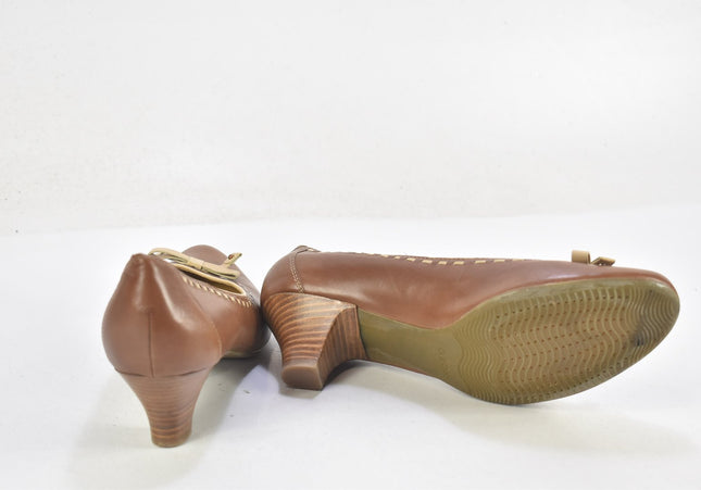 Geox Damen Pumps High Heels EUR 40 Nr. 24-J 1223-Schuh-Gebraucht-secondhand