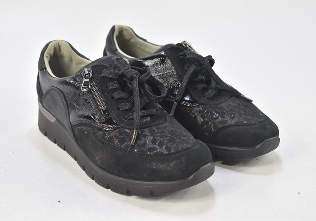Waldläufer Damen Halbschuhe Freizeitschuhe UK 4,5 Nr. 24-P 1448-Schuh-Gebraucht-secondhand