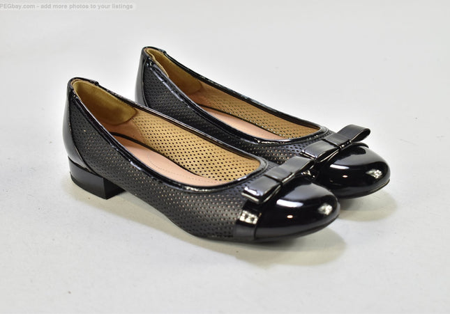 Geox Damen Halbschuhe Slipper Ballerinas SL 24,5cm Nr. 25-T 1605-gebrauchte Schuhe-Second hand-SchuhGebraucht