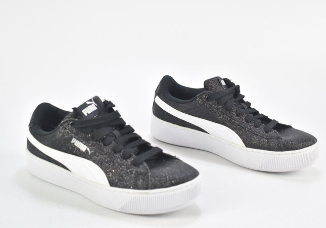 Puma Vikky Platform Damen Sportschuhe Sneaker EUR 37 Nr.24-J 2159-Schuh-Gebraucht-secondhand