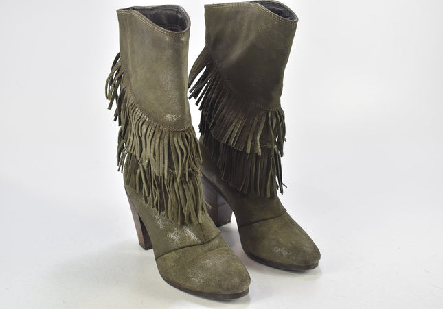 YKX&Co Damen Stiefelette Boots EUR 37 Nr. 24-B 4136-Schuh-Gebraucht-secondhand