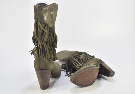 YKX&Co Damen Stiefelette Boots EUR 37 Nr. 24-B 4136-Schuh-Gebraucht-secondhand