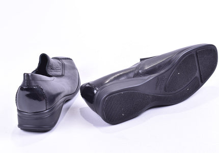 Semler Damen Halbschuhe Slipper Ballerinas UK 5,5 Nr. 23-M 966-Schuh-Gebraucht-secondhand