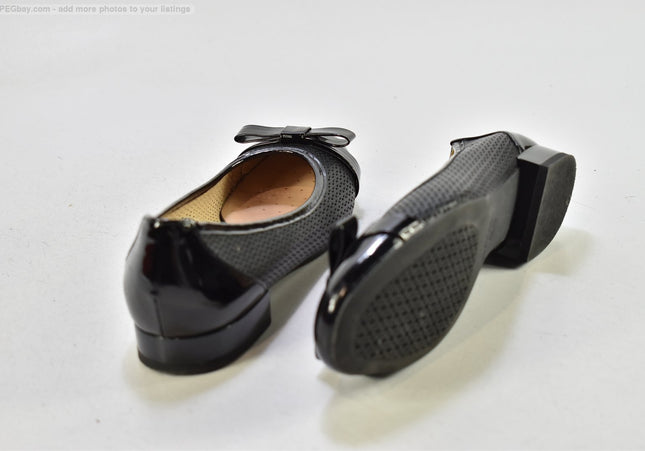 Geox Damen Halbschuhe Slipper Ballerinas SL 24,5cm Nr. 25-T 1605-gebrauchte Schuhe-Second hand-SchuhGebraucht