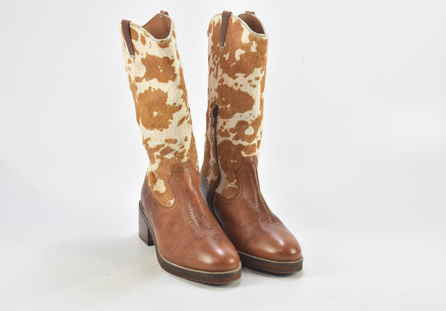 La Pintura Damen Stiefel Stiefelette Boots SL 25cm Nr. 24-B 4552-Schuh-Gebraucht-secondhand
