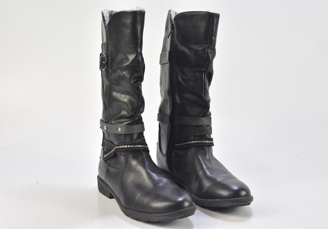 s.Oliver Damen Stiefel Stiefelette Boots EUR 38 Nr. 24-B 1182-Schuh-Gebraucht-secondhand