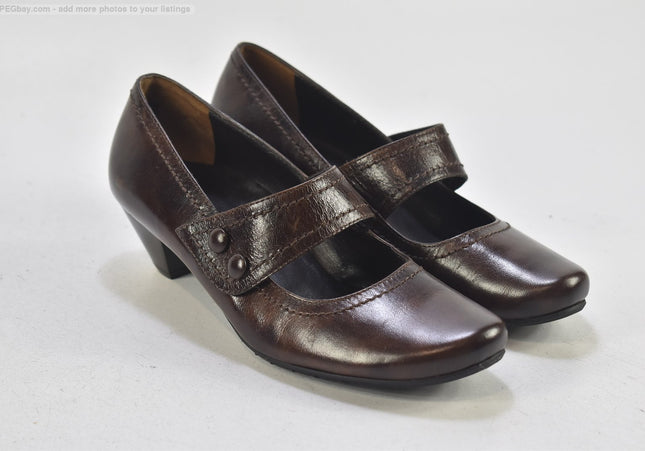 Paul Green Damen Pumps High Heels UK 4,5 Nr. 25-F 1812-Schuh-Gebraucht-secondhand