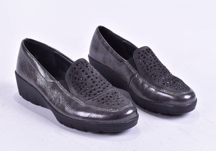 Semler Damen Halbschuhe Slipper Ballerinas UK 4,5 Nr. 24-Y 1617-Schuh-Gebraucht-secondhand