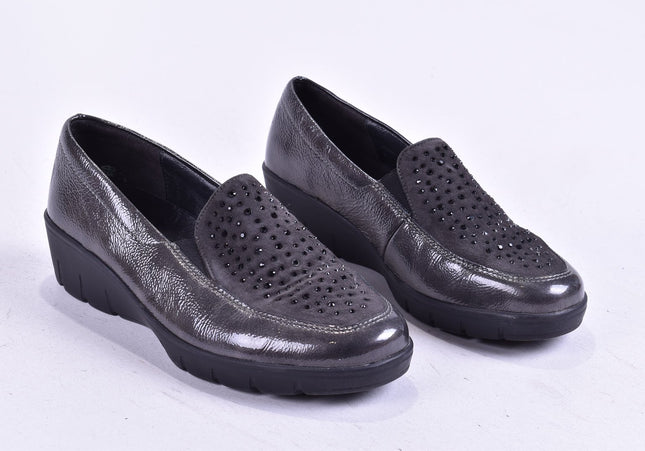 Semler Damen Halbschuhe Slipper Ballerinas UK 4,5 Nr. 24-Y 1617-Schuh-Gebraucht-secondhand