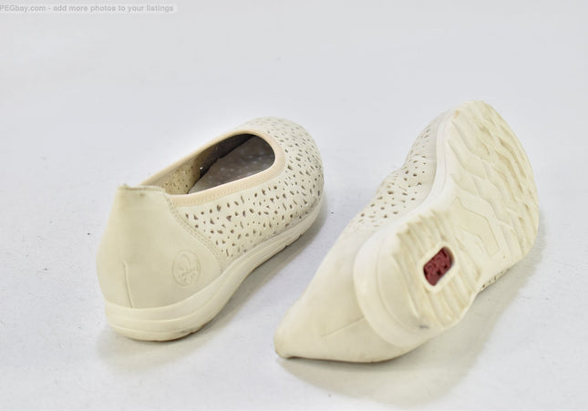 Rieker Damen Halbschuhe Slipper Ballerinas EUR 37 Nr. 25-Z 405-SchuhGebraucht