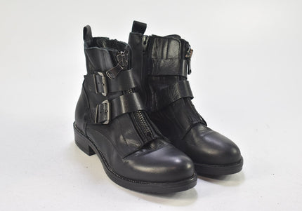 Damen Stiefelette Boots EUR 37 Nr. 24-B 2726-Schuh-Gebraucht-secondhand