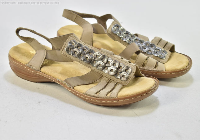 Rieker  Damen Sandale Sandalette  EUR 38 Nr. 26- S 4093