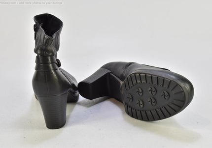 Gabor Damen Stiefelette Boots UK 7,5 Nr. 25-B 576-second hand-gebrauchte Schuhe-SchuhGebraucht