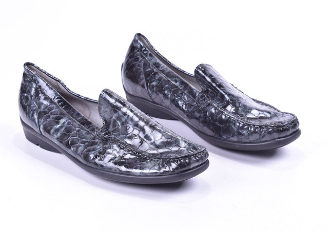 Waldläufer Damen Halbschuhe Slipper Ballerinas UK 9 Nr. 23-M 972-Schuh-Gebraucht-secondhand