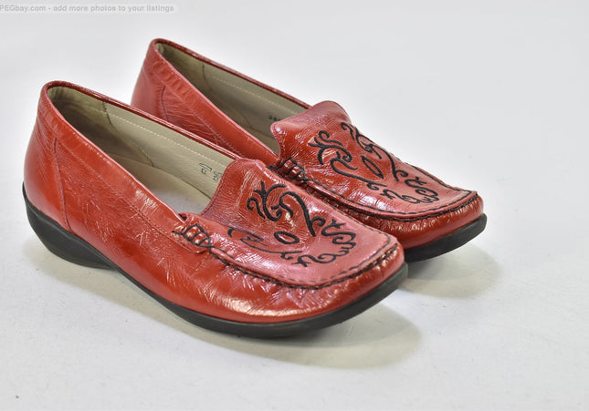 Waldläufer Damen Halbschuhe Slipper Ballerinas UK 7 Nr. 25-T 1611-gebrauchte Schuhe-Second hand-SchuhGebraucht