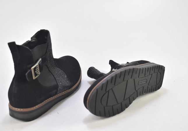 Waldläufer Damen Stiefelette Boots UK 4 Nr. 24-B 1567-Schuh-Gebraucht-secondhand