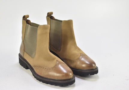 Boxx Damen Stiefelette Boots SL 24cm Nr. 24-B 2731-Schuh-Gebraucht-secondhand