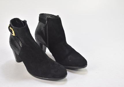 Via Milano Damen Stiefelette Boots EUR 36,5 Nr. 24-B 1568-Schuh-Gebraucht-secondhand