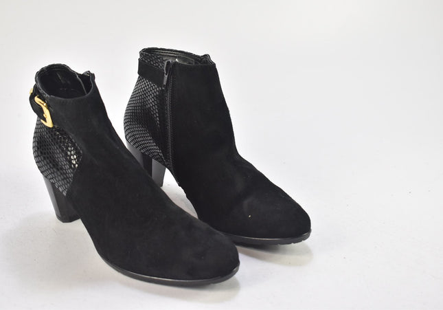 Via Milano Damen Stiefelette Boots EUR 36,5 Nr. 24-B 1568-Schuh-Gebraucht-secondhand