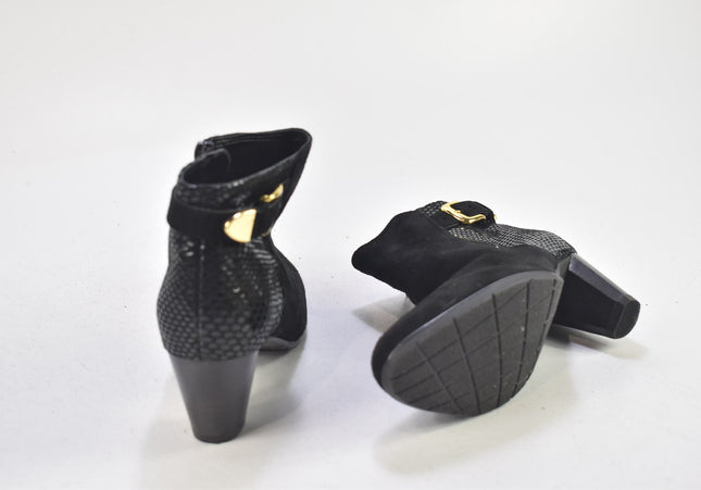 Via Milano Damen Stiefelette Boots EUR 36,5 Nr. 24-B 1568-Schuh-Gebraucht-secondhand