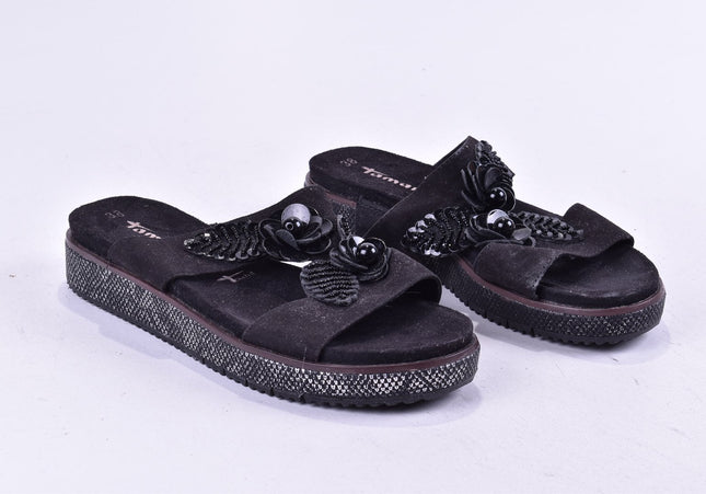 Tamaris Damen Sandale Pantolette EUR 38 Nr. 24-SD 370-Schuh-Gebraucht-secondhand