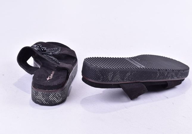 Tamaris Damen Sandale Pantolette EUR 38 Nr. 24-SD 370-Schuh-Gebraucht-secondhand