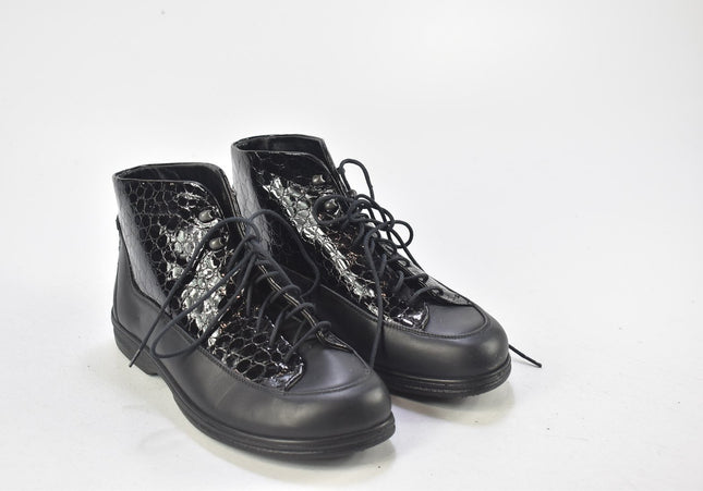 Bär Damen Stiefelette Boots UK 3,5 Nr. 24-U 406-Schuh-Gebraucht-secondhand