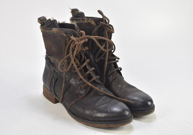 Pakros Damen Stiefelette Boots EUR 41 Nr. 24-B 4081-Schuh-Gebraucht-secondhand