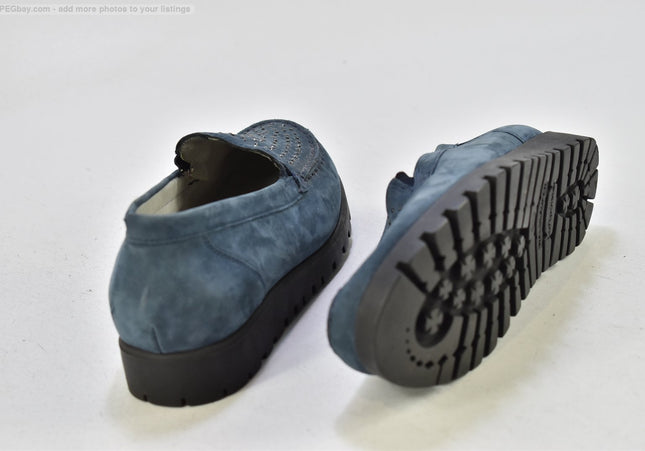 Waldläufer Damen Halbschuhe Slipper Ballerinas UK 4,5 Nr. 25-Z 414-SchuhGebraucht