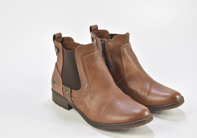 Mustang Damen Stiefelette Boots EUR 38 Nr. 24-A 1974-Schuh-Gebraucht-secondhand