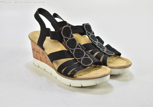 Rieker  Damen Sandale Sandalette  EUR 39 Nr. 26-S 3957