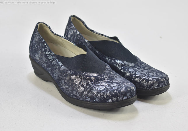 Waldläufer Damen Halbschuhe Slipper Ballerinas UK 4 Nr. 24-X 2454-Schuh-Gebraucht-secondhand
