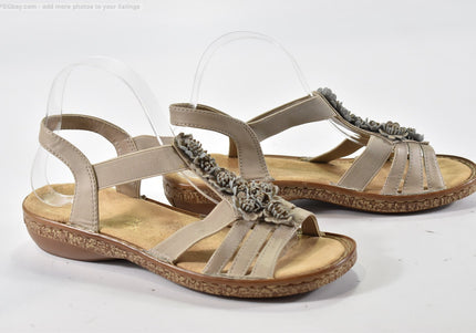 Rieker Damen Sandale Sandalette EUR 38 Nr. 25-S 3444-SchuhGebraucht