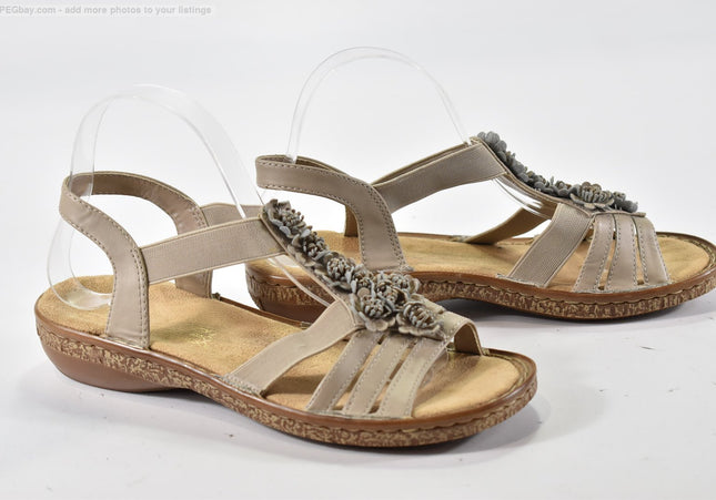 Rieker Damen Sandale Sandalette EUR 38 Nr. 25-S 3444-SchuhGebraucht