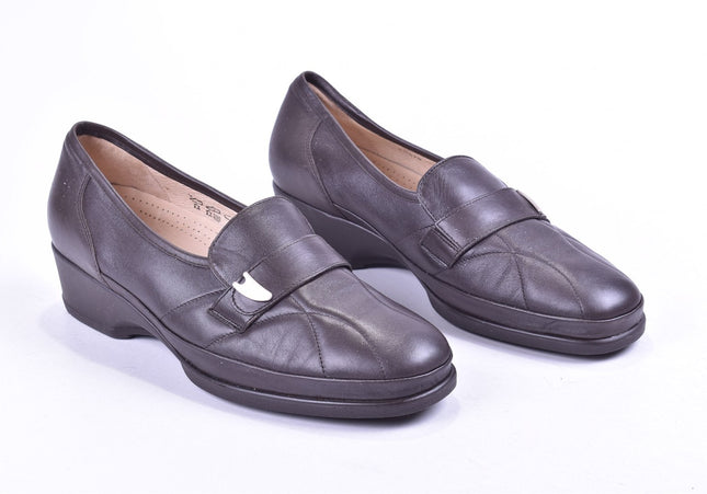 Waldläufer Damen Halbschuhe Slipper Ballerinas UK 8 Nr. 23-M 3393-Schuh-Gebraucht-secondhand