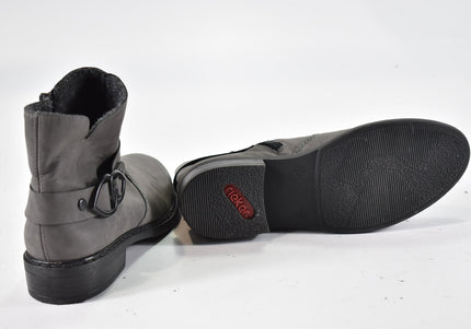 Rieker Damen Stiefelette Boots EUR 37 Nr. 24-M 4218-Schuh-Gebraucht-secondhand