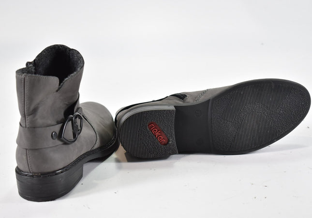 Rieker Damen Stiefelette Boots EUR 37 Nr. 24-M 4218-Schuh-Gebraucht-secondhand