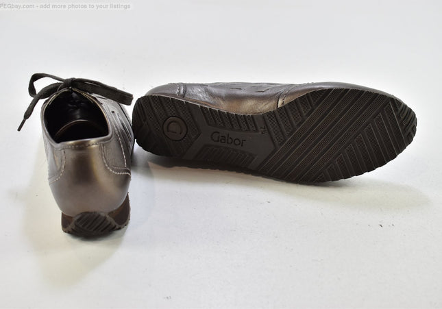 Gabor Damen Halbschuhe Freizeitschuhe UK 7,5 Nr. 25-A 174-Schuh-Gebraucht-secondhand