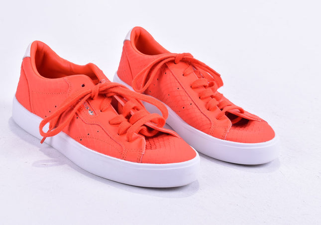 Adidas Sleek Damen Sportschuhe Sneaker EUR 38 2/3 Nr. 24-P 330-Schuh-Gebraucht-secondhand