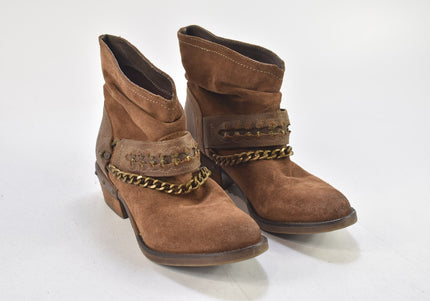 Bullboxer Damen Stiefelette Boots EUR 39 Nr. 24-B 4088-Schuh-Gebraucht-secondhand