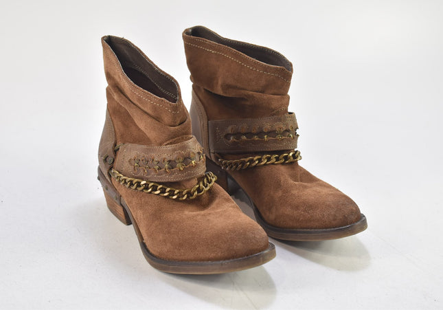 Bullboxer Damen Stiefelette Boots EUR 39 Nr. 24-B 4088-Schuh-Gebraucht-secondhand