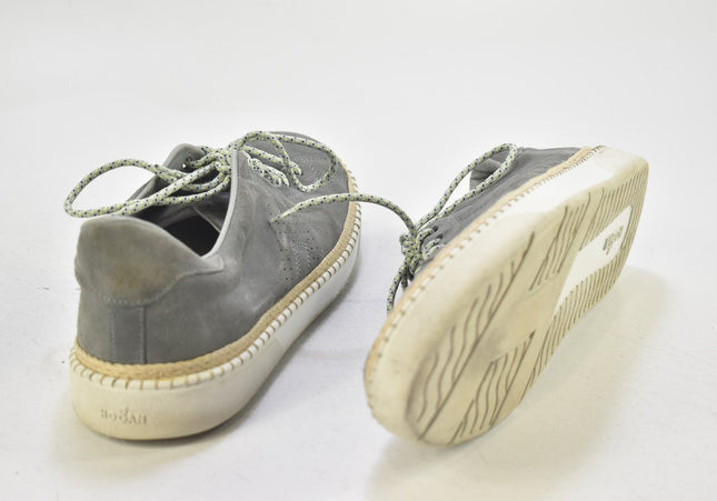 Hogan Herren Halbschuhe Freizeitschuhe UK 10 Nr. 24-N 1020-Schuh-Gebraucht-secondhand
