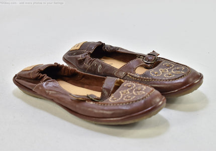 Camel Active Damen Halbschuhe Slipper Ballerinas UK 4,5 Nr. 25-T 1624-gebrauchte Schuhe-Second hand-SchuhGebraucht