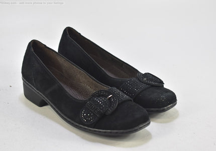 Jenny Damen Halbschuhe Slipper Ballerinas UK 4,5 Nr. 25-F 3343-Schuh-Gebraucht-secondhand