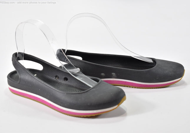 Crocs Damen Sandale Sandalette W6 Nr. 25-S 1233-Schuh-Gebraucht-secondhand