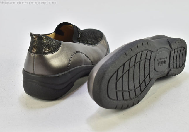 Solidus  Damen Halbschuhe Slipper Ballerinas  UK 7,5 Nr. 26-A 528